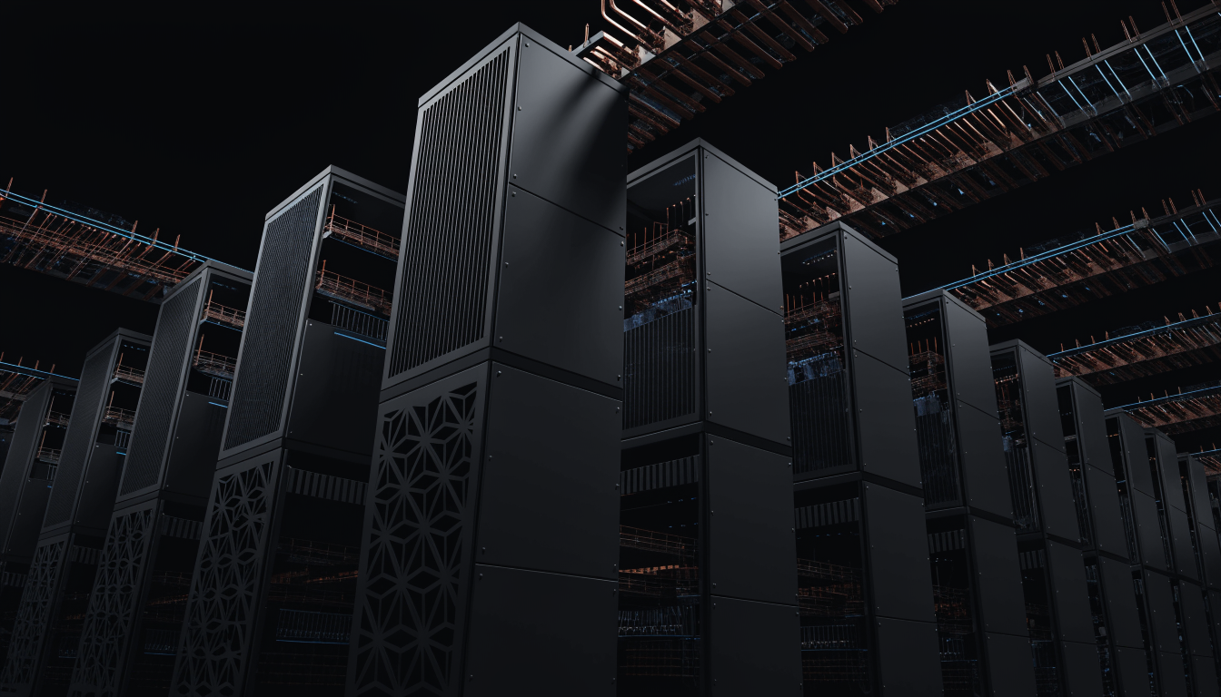 Conceptual facility-edge power conversion room for high-density AI infrastructure